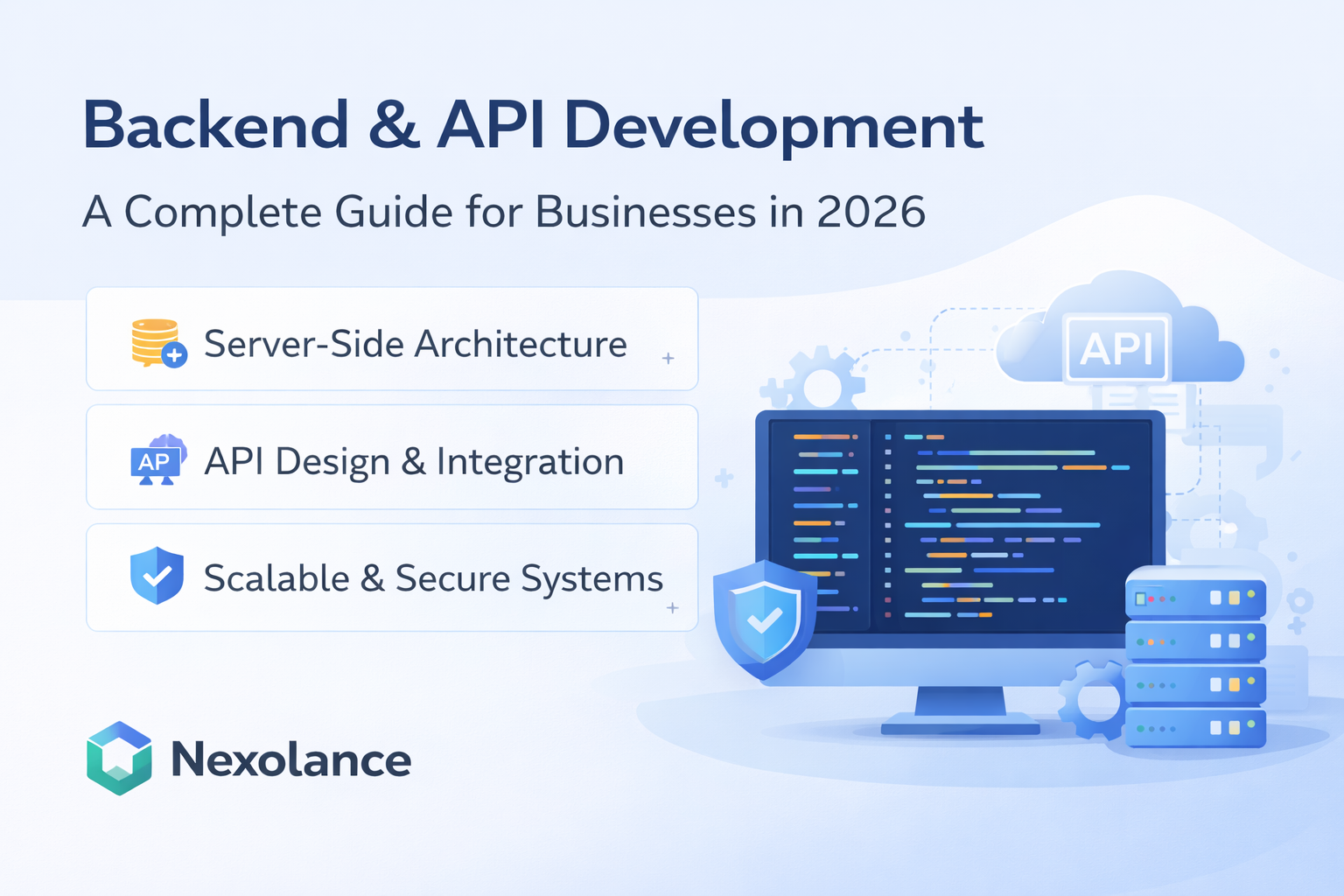Backend & API Development Services for Middle East & Global Businesses | Nexolance